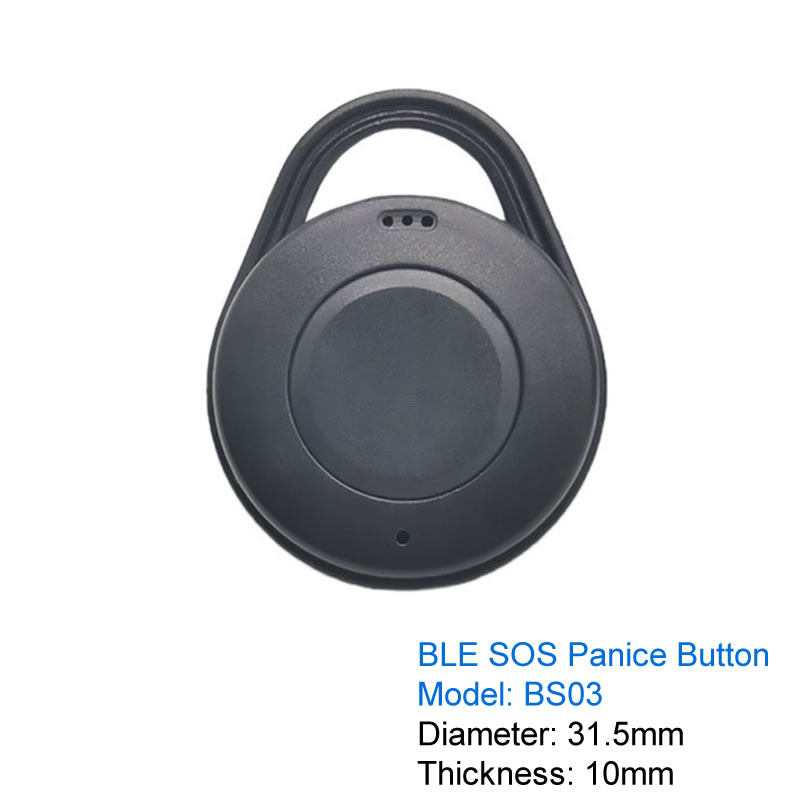 Bluetooth BLE Driver Tag with SOS Panic Button