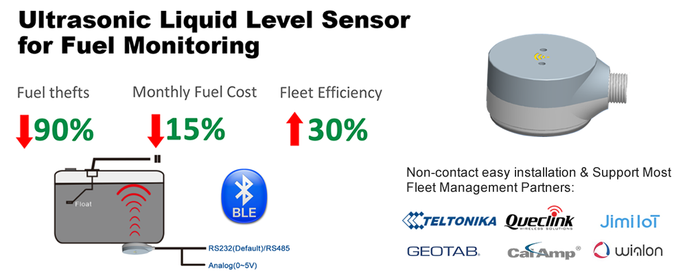 Ultrasonic Fuel Level Sensor All-in-One Version